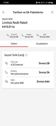 Vodafone Limitsiz Tarifeler! (ANA KONU)