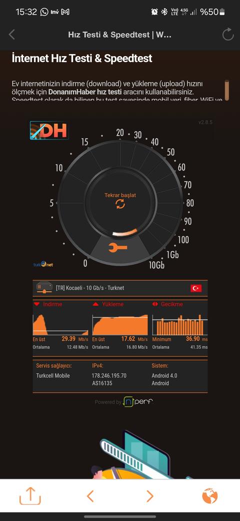 DH Hız Testi Ekran Görüntünü Paylaş: Wi-Fi Menzil Genişletici Kazan!