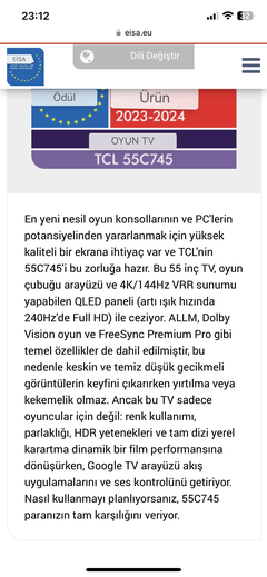 TCL 55C745  &  Philips 55PUS8808  (Karşılaştıralım)