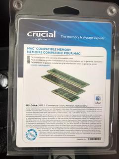 2 adet SIFIR >> Crucial CT4G3S186DJM 4 GB (DDR3/DDR3L, 1866 MT/s, 204-Pin) Memory for Mac
