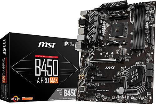 SIFIR KAPALI KUTU MSI B450-A PRO MAX AM4 6 pcie 1000tl