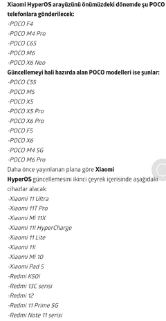 Xiaomi Poco F5 ve F5Pro Kullananlar Buraya