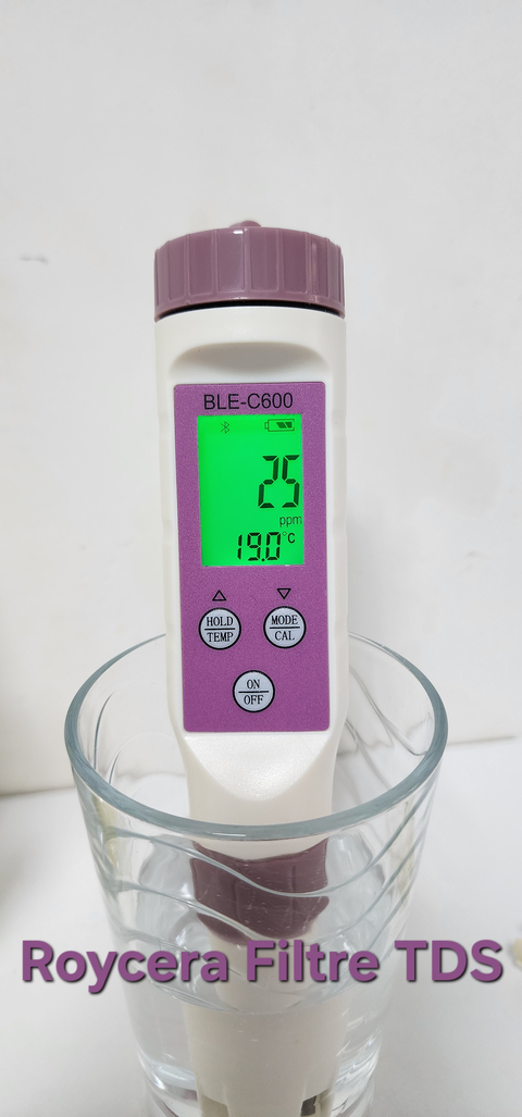 Roycera Alkali Filtre Orp,tds, ph ölçüm , inceleme test konusu