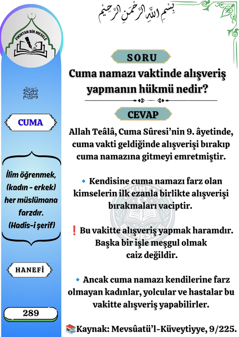 Dini Fetvalar ve Fıkıh Konuları