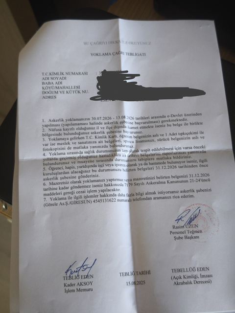 Askerlik kilo sebebi ile muafiyet sürecinde yaşadıklarım.