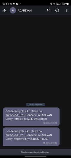 Tüm Türkiye'ye ADABEYAN ismiyle spam SMS gitti - Veri ihlali şüphesi