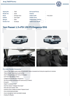 Yeni Volkswagen Passat Türkiye'de: İşte fiyatı ve özellikleri