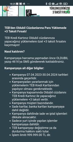 OLDUBİL KAMPANYALAR [GENEL KONU]