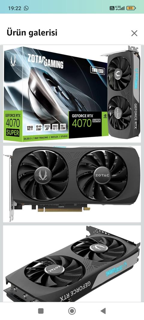 en uyguna, bol stoklu sıfır ve ikinci el ekran kartları takasa açık..