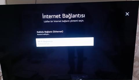 Lg Smart tv Wifi Sorunu ACILL LUTFENNN...