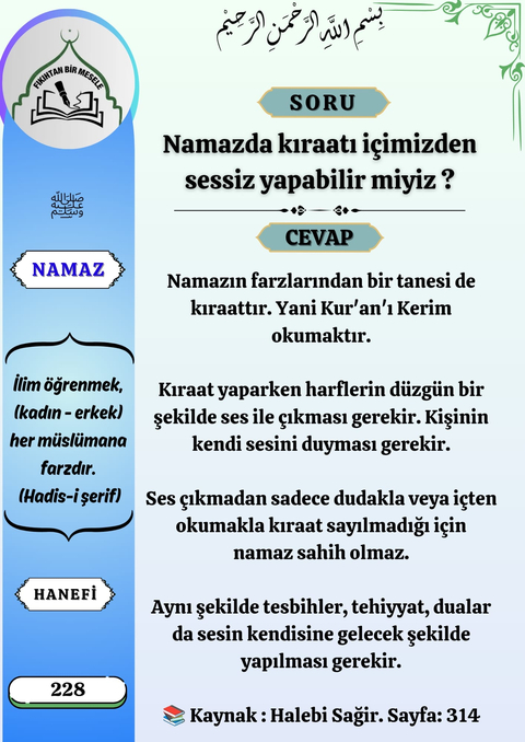 Dini Fetvalar ve Fıkıh Konuları