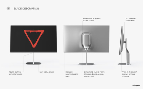 Philips ses sistemi entegre dev bir monitör tanıttı