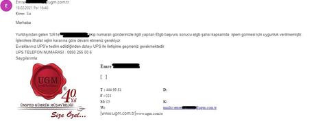 Ekran Kartı Gümrük Sorunları (UPS Kargo)