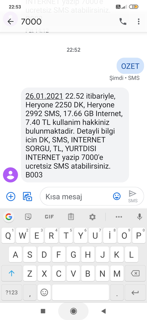 Vodafone bereketi