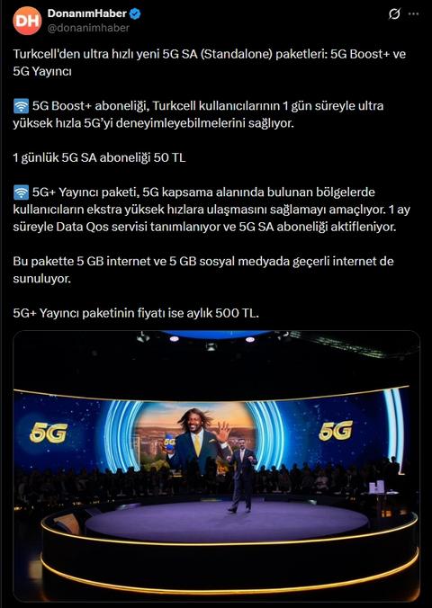 Turkcell 5G (Ana Konu)
