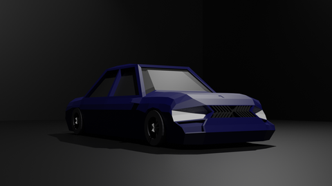 Low Poly Araba