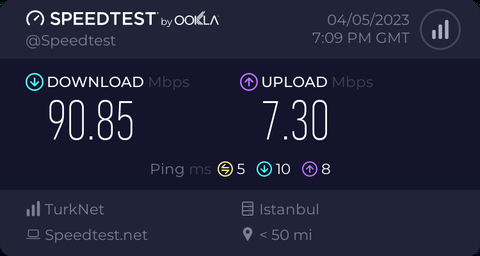 Upload latency