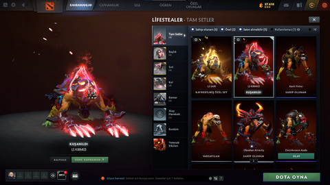 Dota 2 Dolu Account Satılık. 4 Arcana 2 Persona ve Ekstra Item'lar