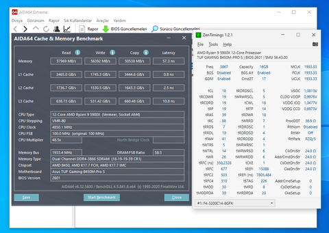 RAM'de Subtiminglerin CPU Oyun Performansına Etki