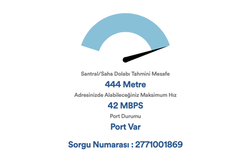 16 ADSL'den 24 VDSL'e geçiş sonrası hat ve hız değerleri SS'Lİ