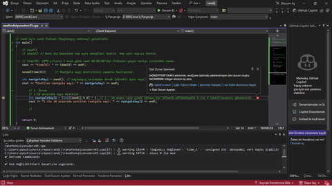 C++ Kod Hatası
