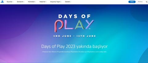 DAYS OF PLAY 2023 PSN STORE INDIRIMLERI ( 02-12 HAZİRAN)