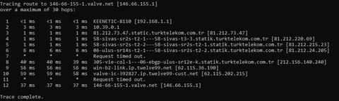 vie.valve.net ping sonucumuzu paylaşalım.