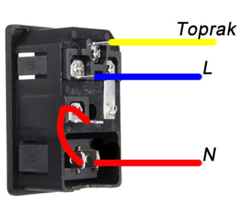 Sigortalı Power Jack Bağlantısı HK.