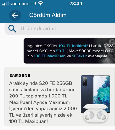 Maximum Mobil - Maximum İşyerim Fırsatları