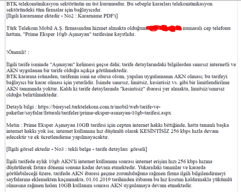 TurkTelekom Sınırsız İnternet