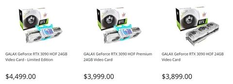 Galax Rtx 3090 serisi ekran kartlarında indirime gitmiş!