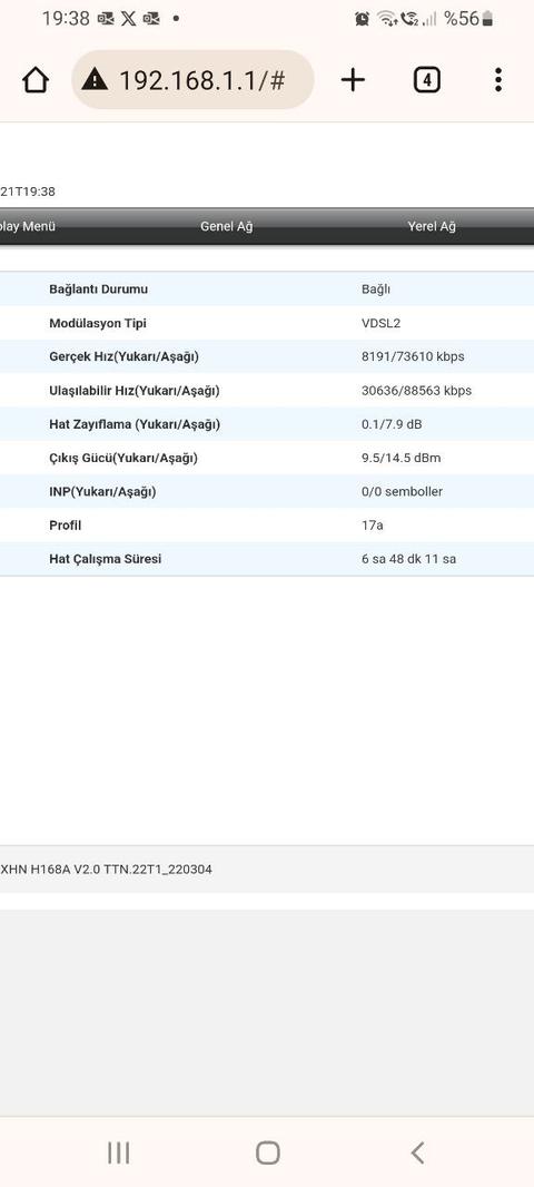 VDSL Hat Zayıflaması (dB) Değerleri [ANA KONU]