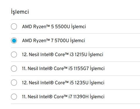 CASPER AMD İŞLEMCİLİ LAPTOPLAR (NİRVANA X600 - X700)