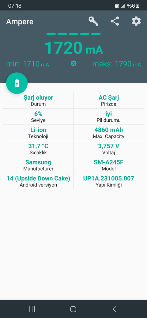 Telefon bataryası yüksek/düşük amper farkeder mi ?