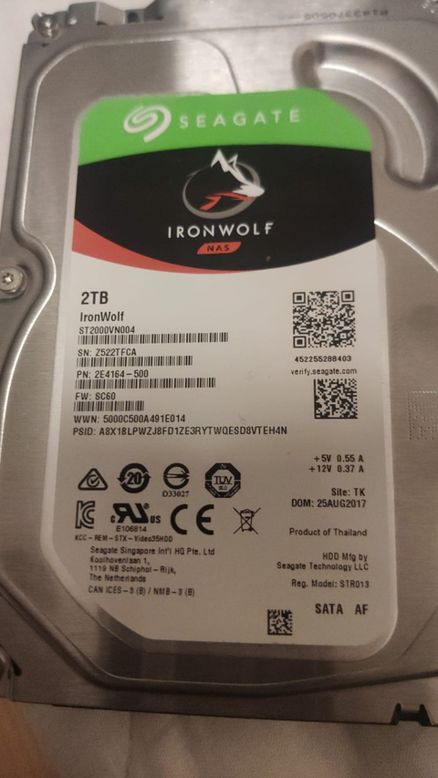 ''SATILIK''! IRONWOLF 2TB HARDDİSK