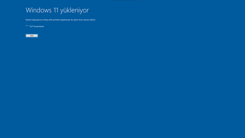 Windows 11 indirmesi başarısız oldu