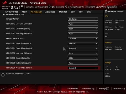 5800x3d ve Zen3 Curve Optimizer - ComboV2PI 1.2.0.B Bios