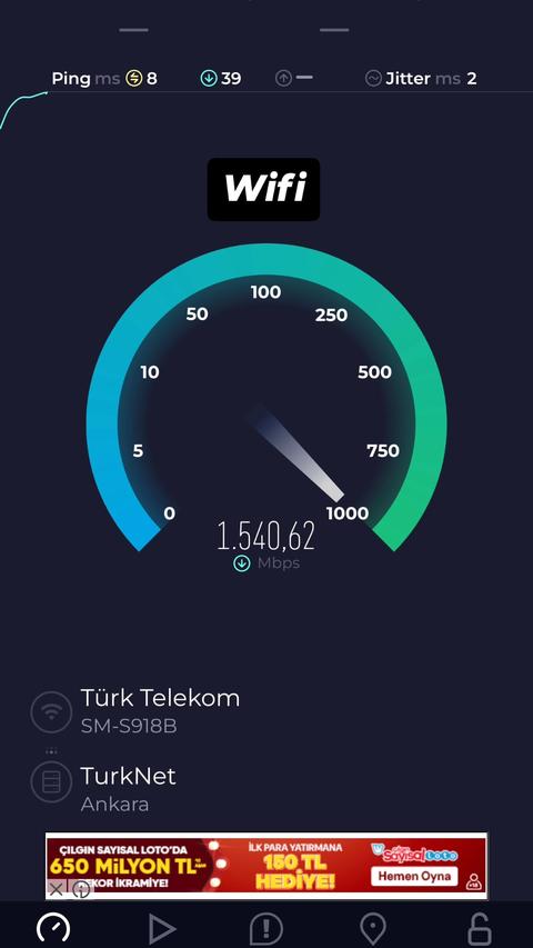 TÜRK TELEKOM 500-1000 MBPS İNTERNET KULLANICI DENEYİMLERİ (SPEEDTEST-FAST)