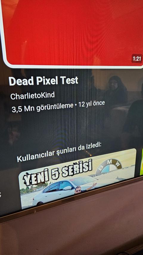 Philips 58pus8507 ekrandaki çizgiler. Anlayanlar bakabilir mi?