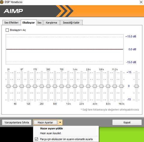  iyi bir equalizer ayarı nasıl olmalıdır..?