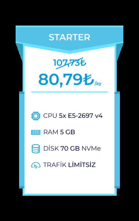 Ücretsiz Plesk + Imunify | Yeni Nesil İşlemciler | NVMe Disk | %99 Uptime