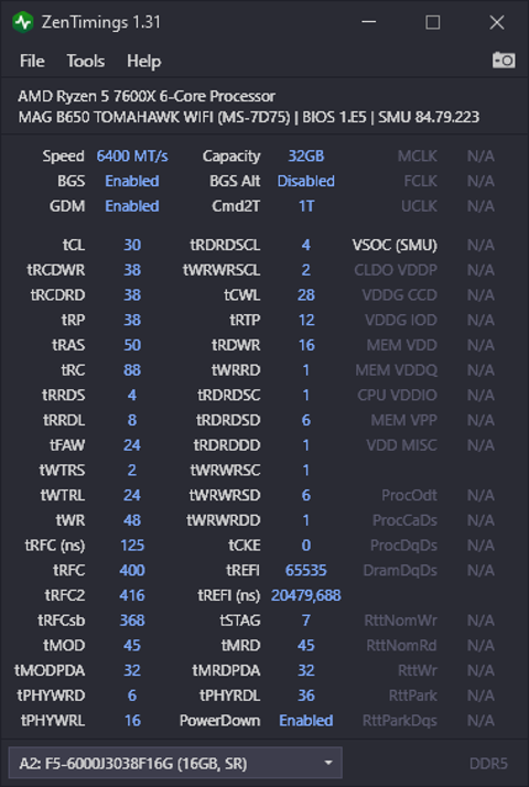 DDR5 RAM Overclock AMD AM5 socket