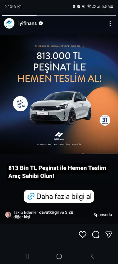 İyi Finans Hemen Teslim Araç Kampanyası