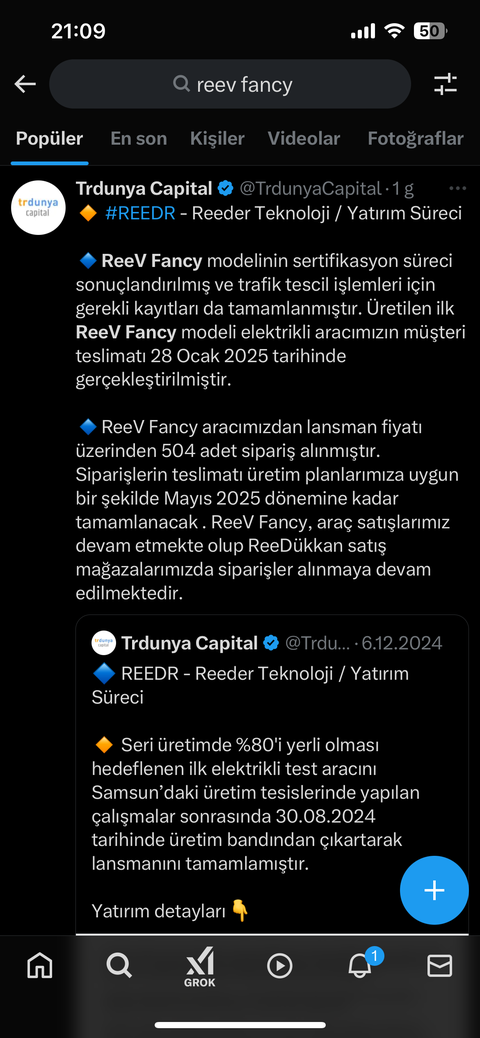 Reev fancy teslim alan oldu mu?
