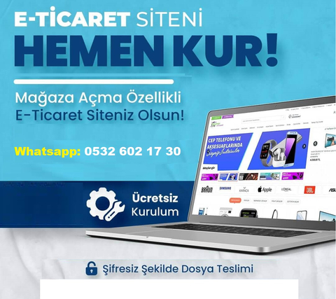 2 Adet E-ticaret yazılımı