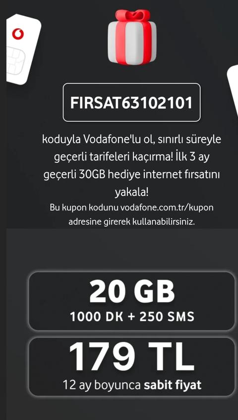 Vodafone Link AT 58 GB - Ev İnterneti 500TL Kazan Referans Konusu
