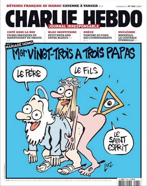 Charlie Hebdo dergisinden Cumhurbaşkanı Erdoğan'a ahlaksız saldırı!