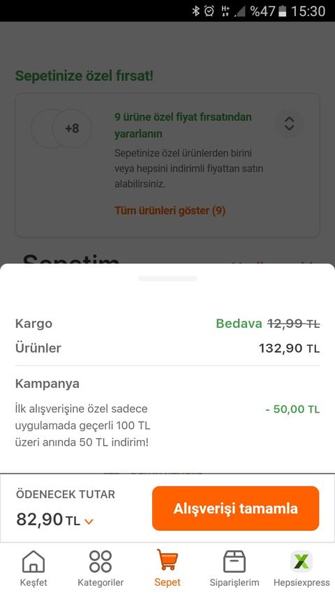 100/50 KUPON HEPSİBURADA YENİ HESAP