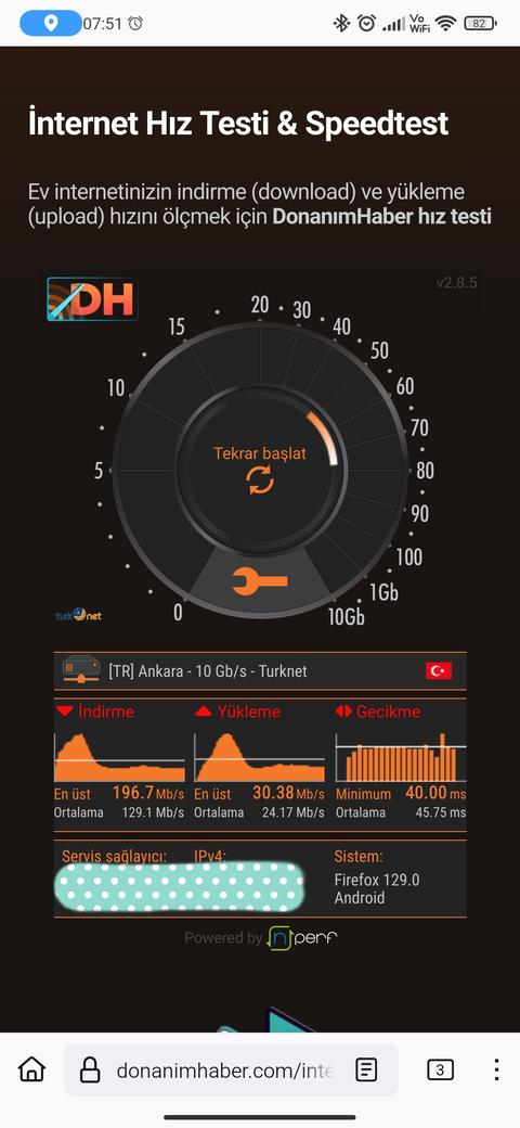 DH Hız Testi Ekran Görüntünü Paylaş: Wi-Fi Menzil Genişletici Kazan!