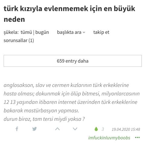 Türk erkeklerini kimsenin sevmemesi